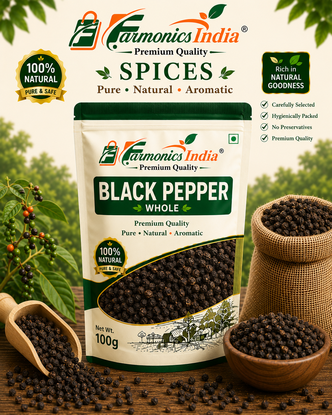 Black Pepper Whole
