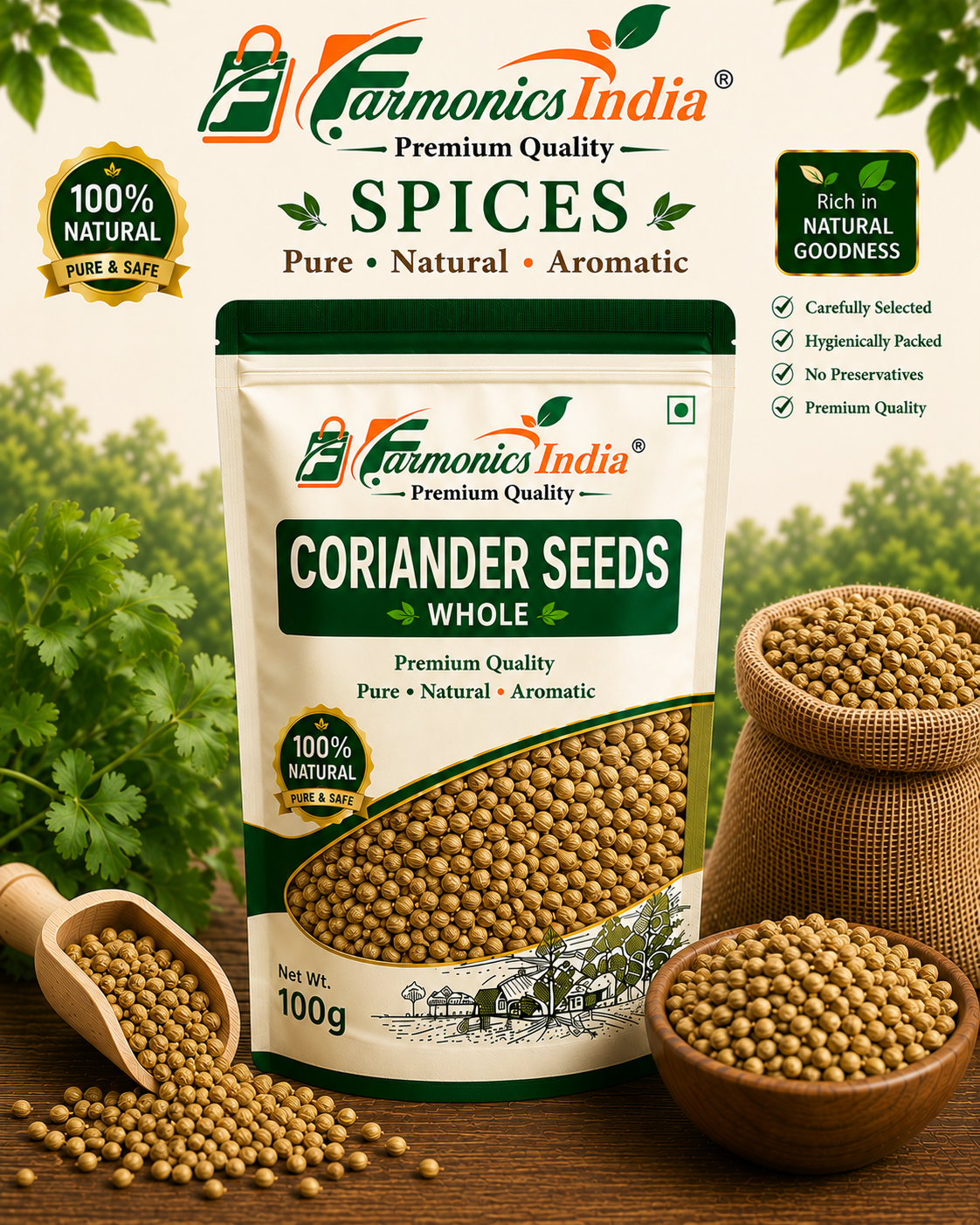 Coriander Seeds Whole