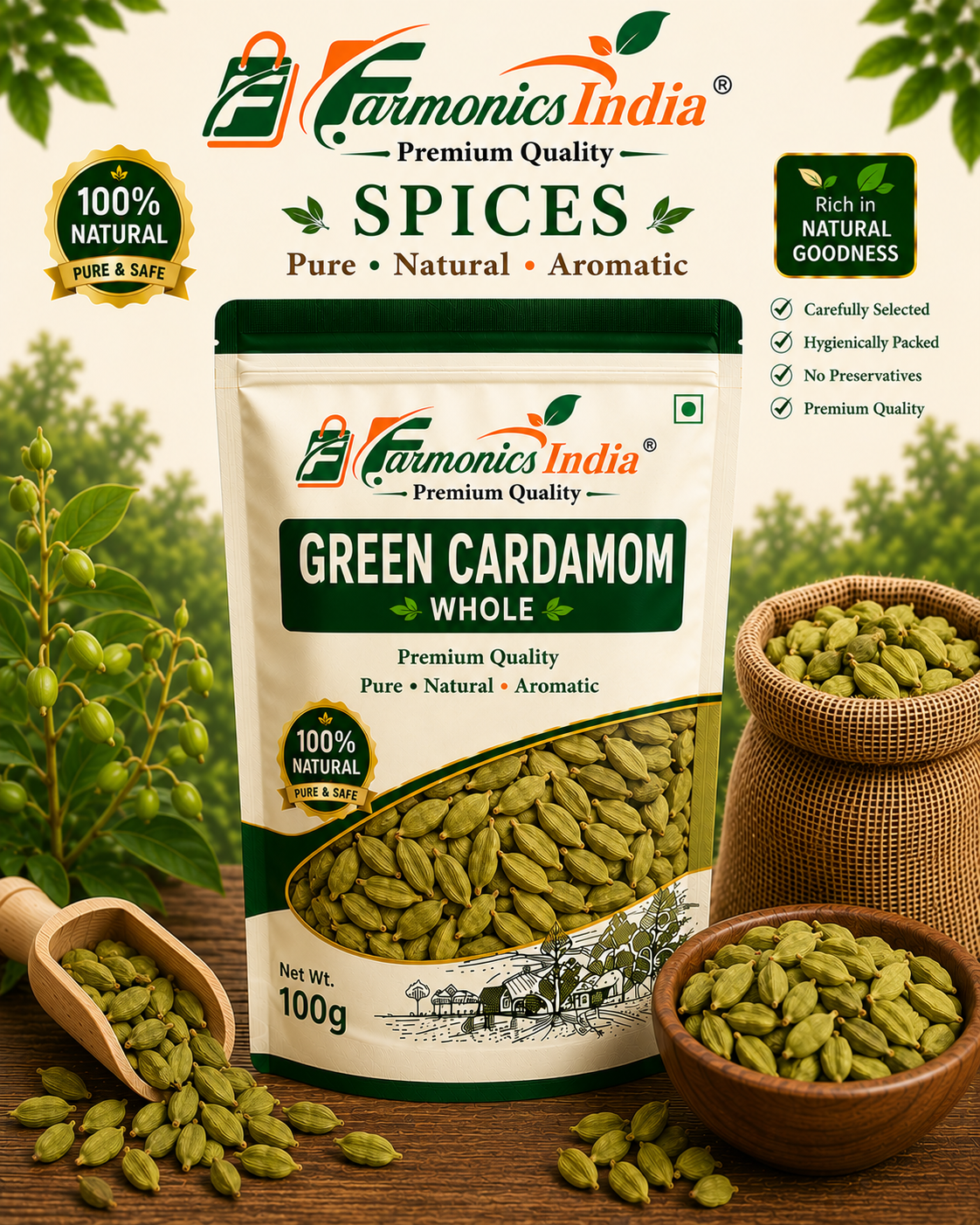 Green Cardamom Whole